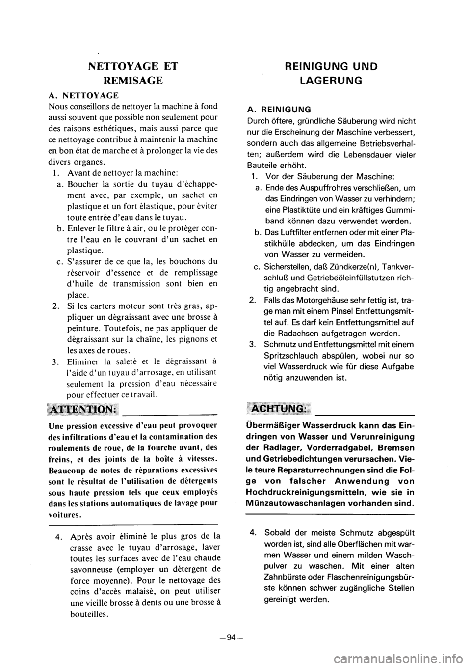 YAMAHA PW50 2001  Notices Demploi (in French) 