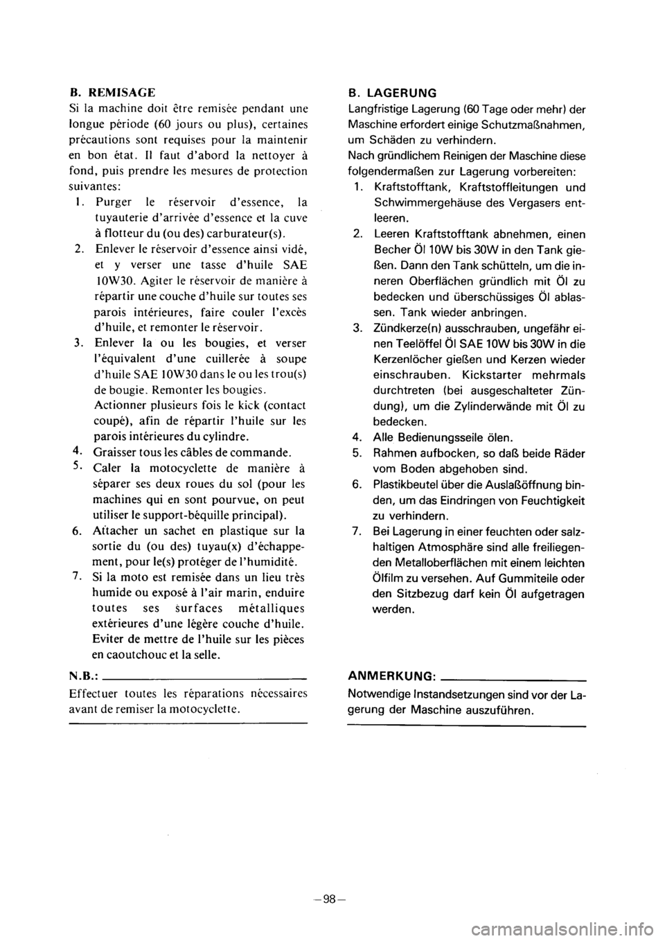 YAMAHA PW50 2001  Owners Manual 
