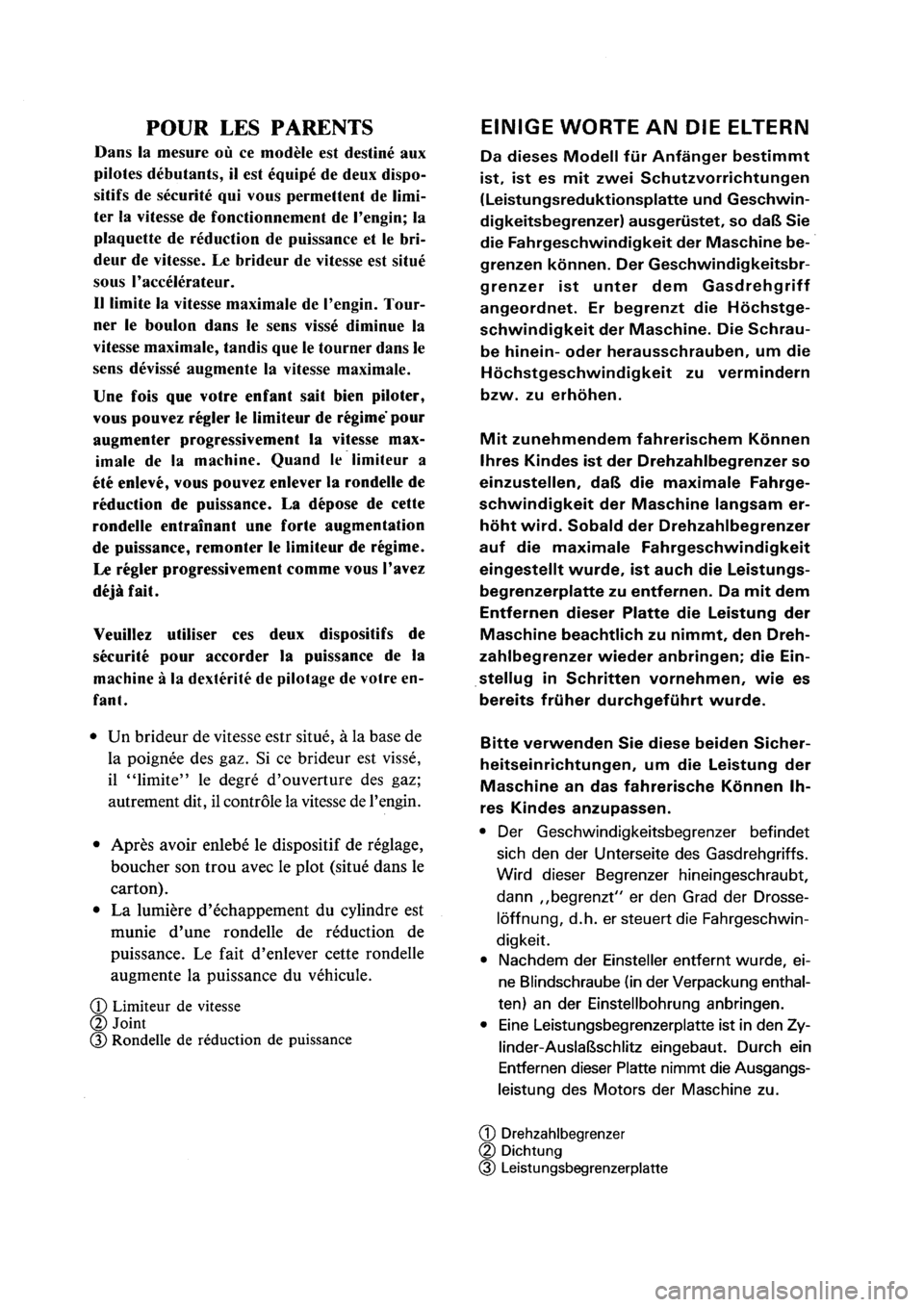 YAMAHA PW50 2001  Notices Demploi (in French) 