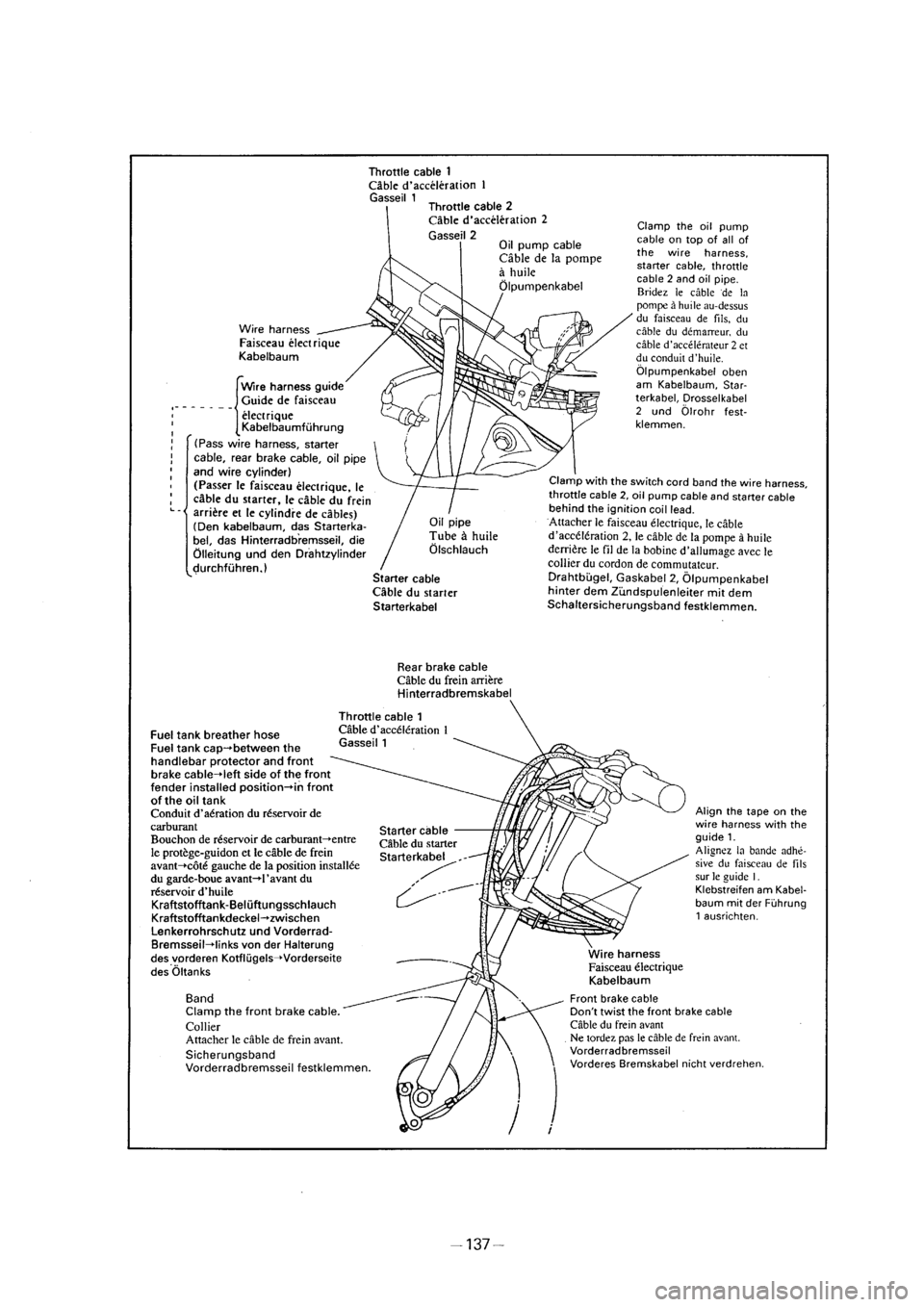 YAMAHA PW50 2001  Notices Demploi (in French) 