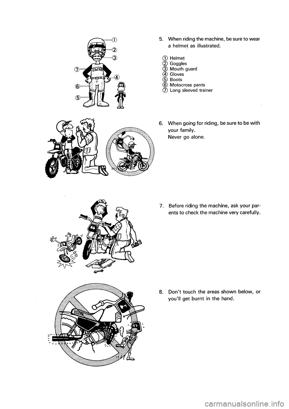 YAMAHA PW50 2001  Notices Demploi (in French) 