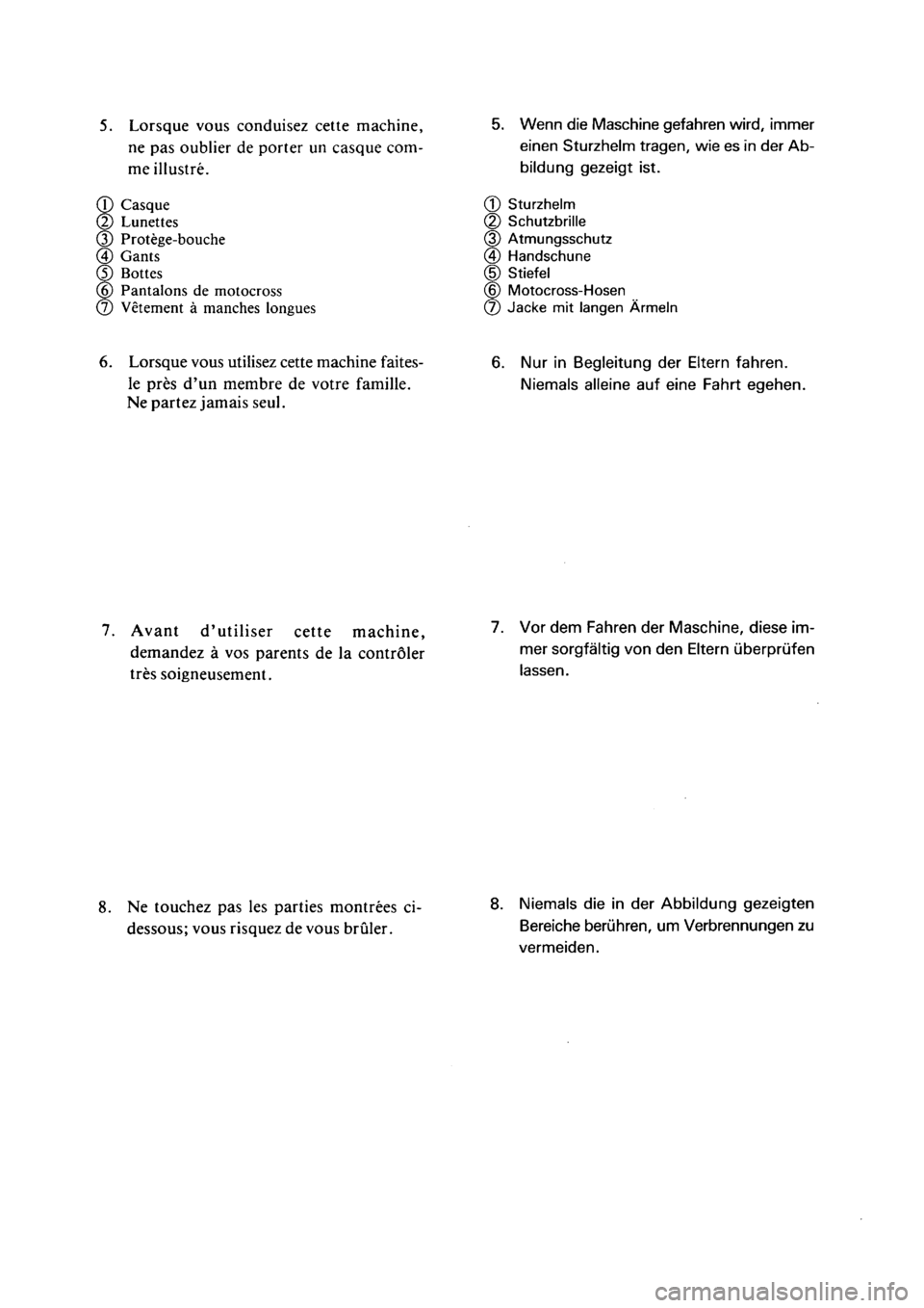 YAMAHA PW50 2001  Notices Demploi (in French) 