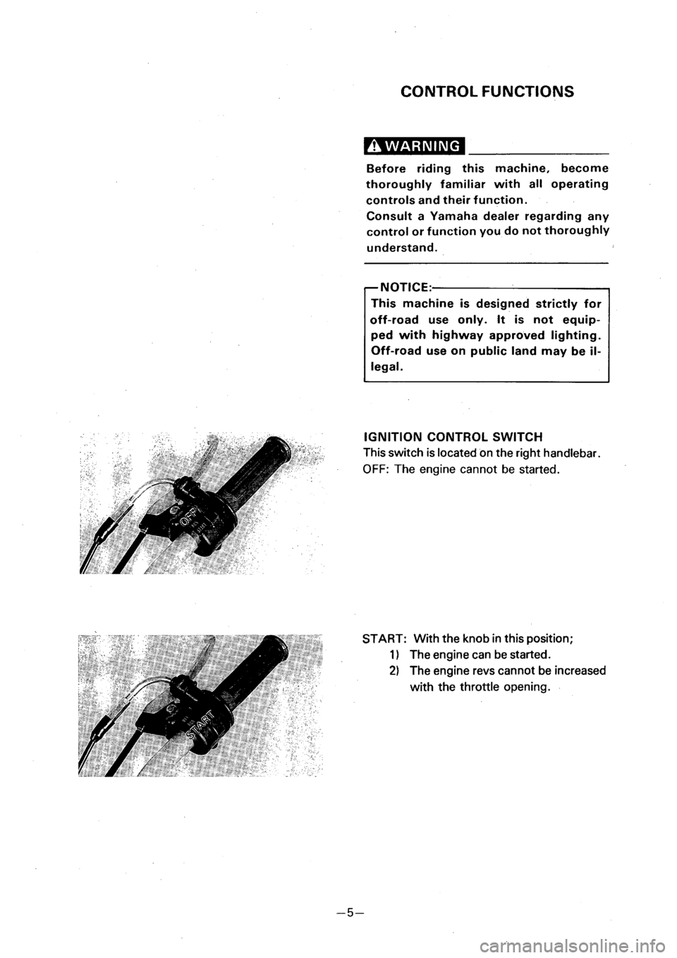 YAMAHA PW50 2001  Notices Demploi (in French) 