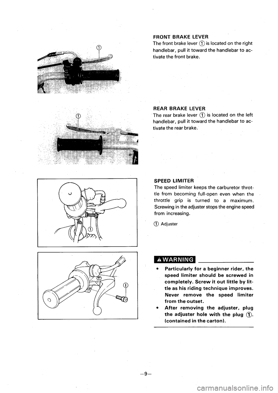 YAMAHA PW50 2001  Notices Demploi (in French) 