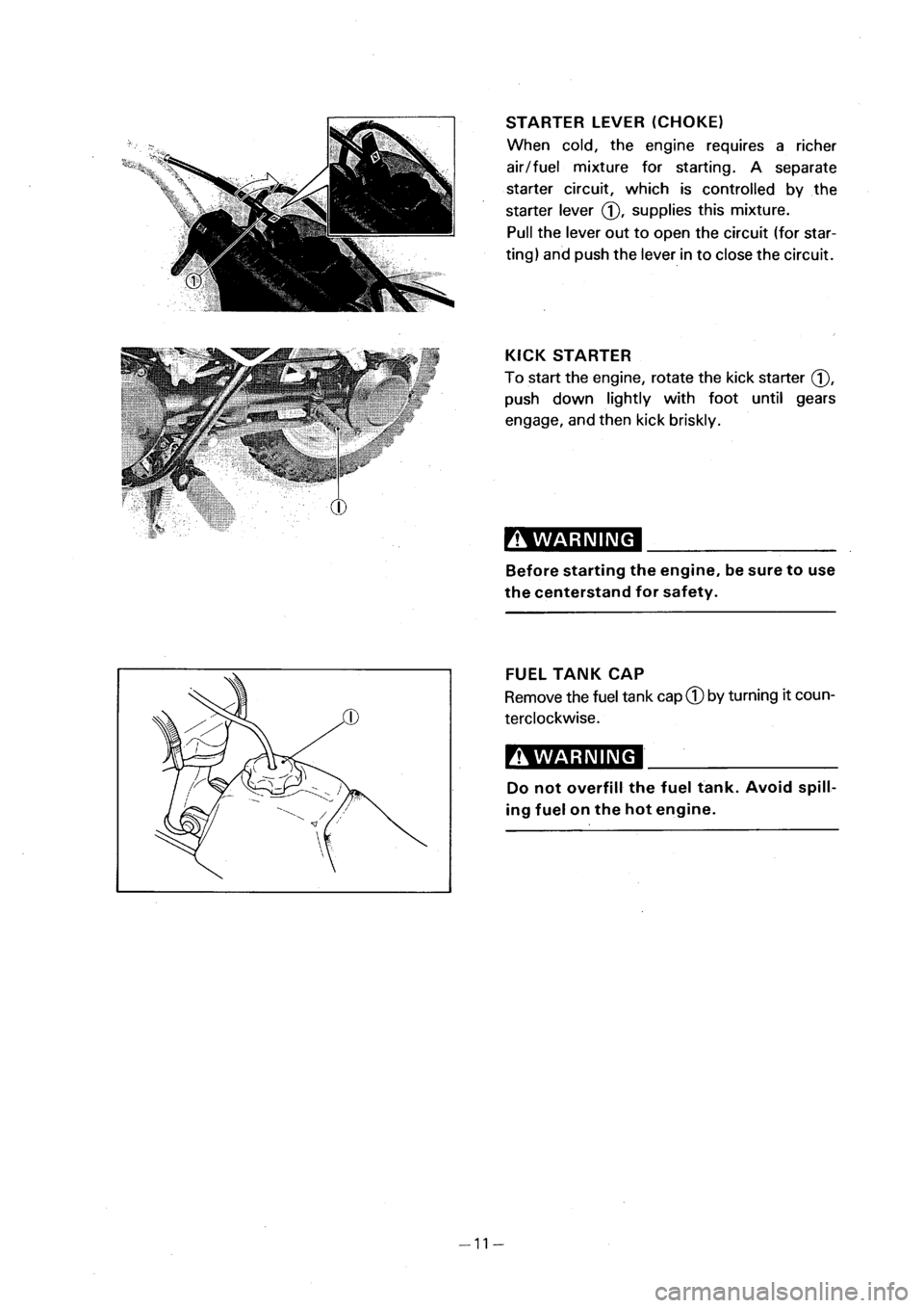 YAMAHA PW50 2001  Notices Demploi (in French) 