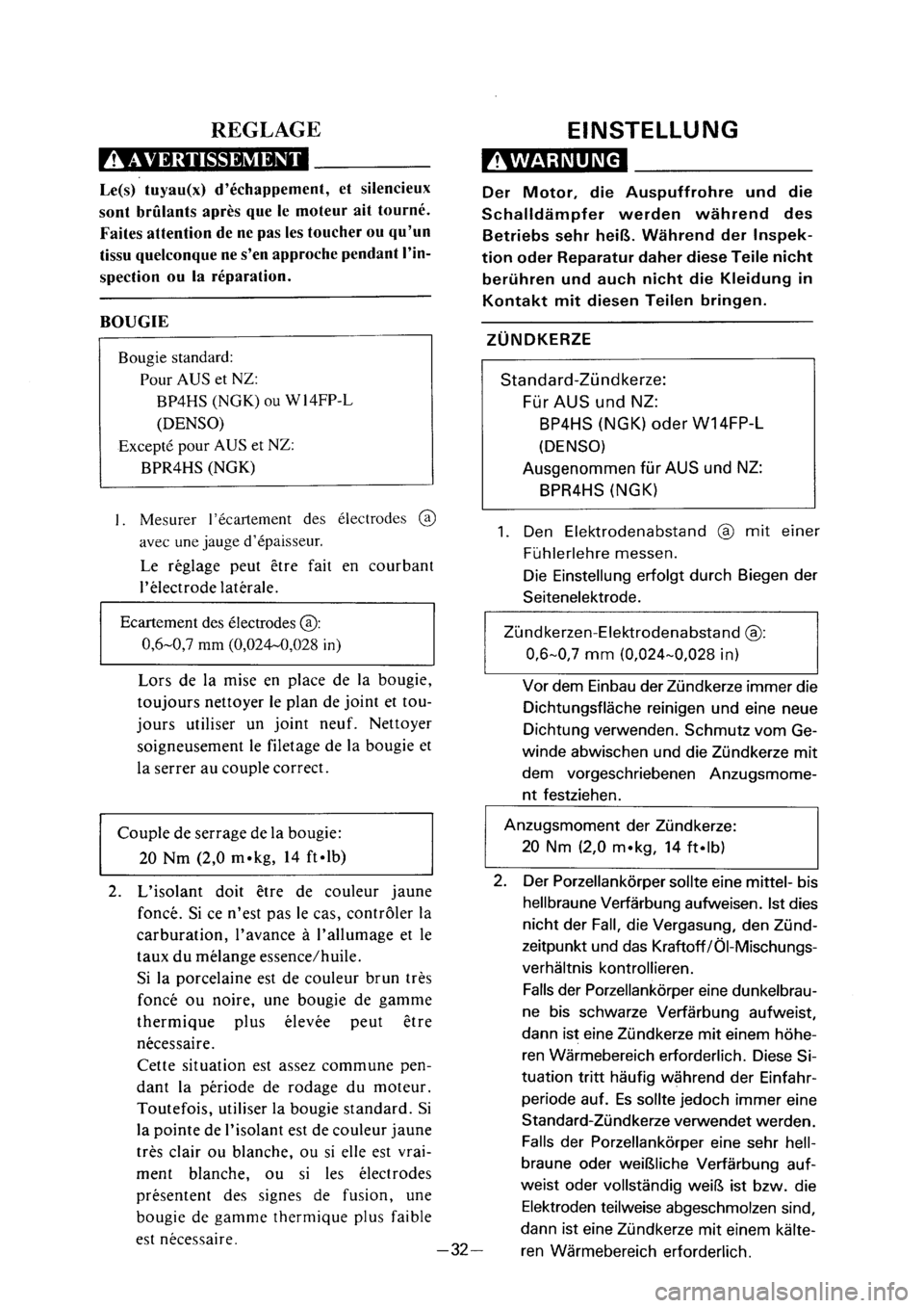 YAMAHA PW50 2001  Notices Demploi (in French) 
