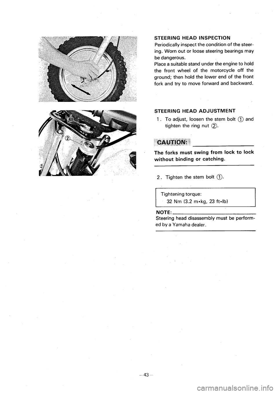 YAMAHA PW50 2001  Notices Demploi (in French) 