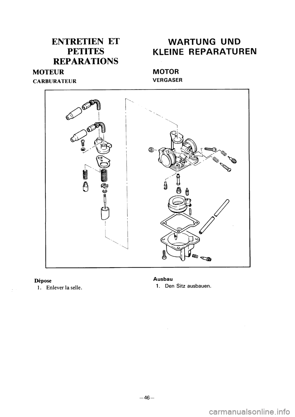 YAMAHA PW50 2001  Notices Demploi (in French) 
