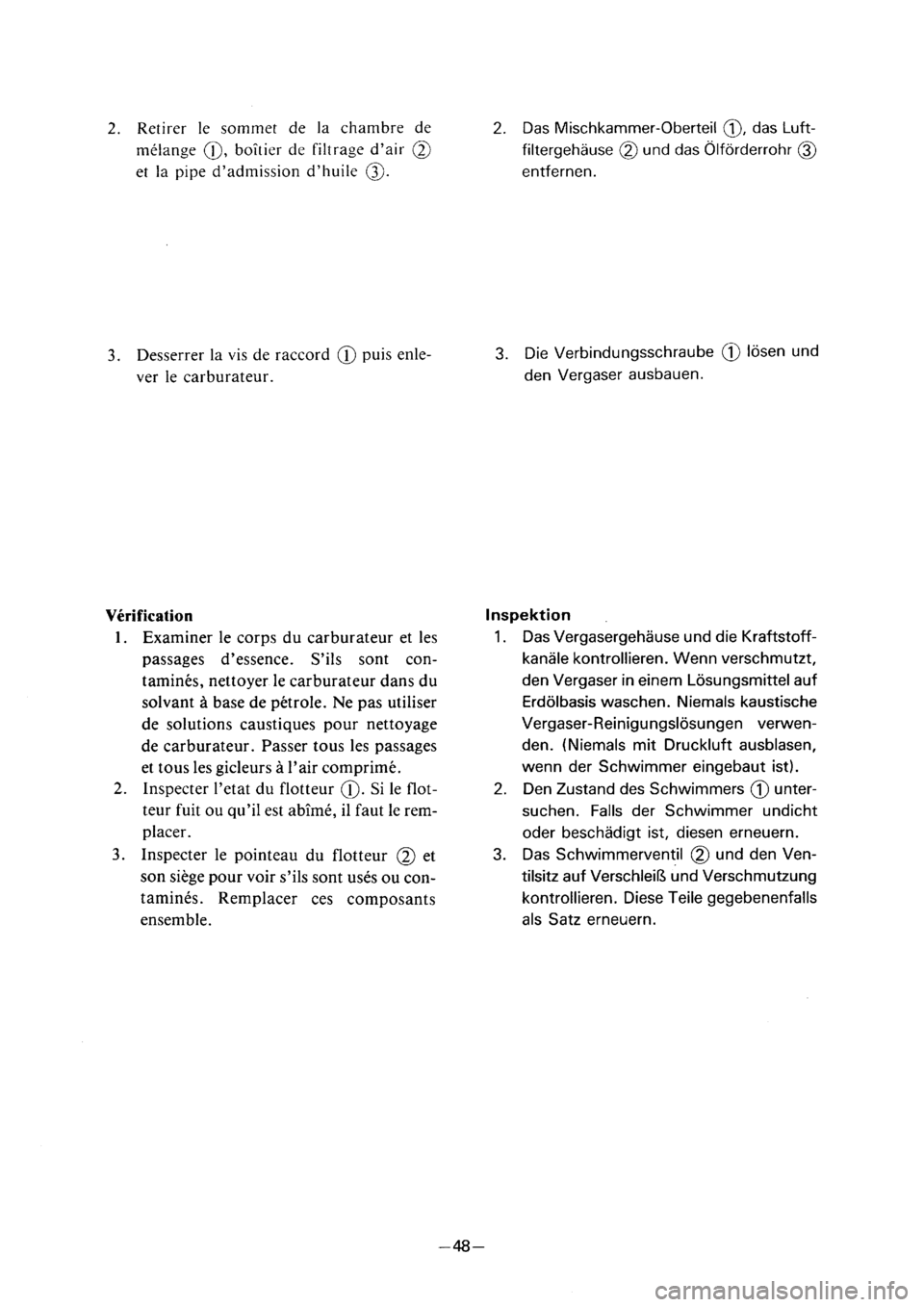 YAMAHA PW50 2001  Notices Demploi (in French) 