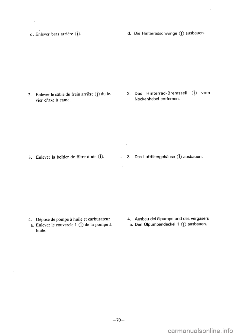 YAMAHA PW50 2001  Notices Demploi (in French) 