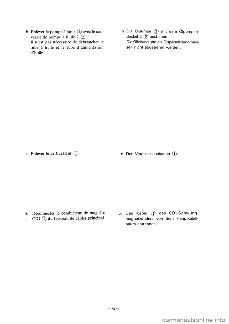 YAMAHA PW50 2001  Notices Demploi (in French) 