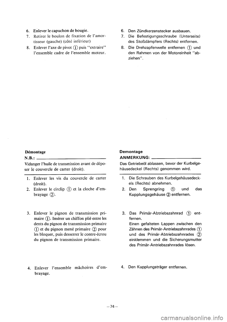 YAMAHA PW50 2001  Notices Demploi (in French) 