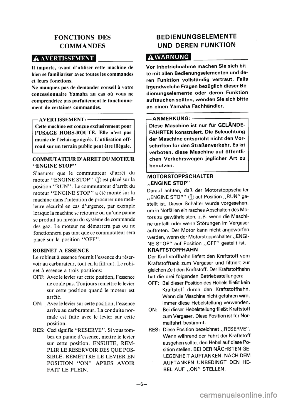 YAMAHA PW80 2005  Owners Manual  3RV 8E 1  04.4.13 10:05      25  