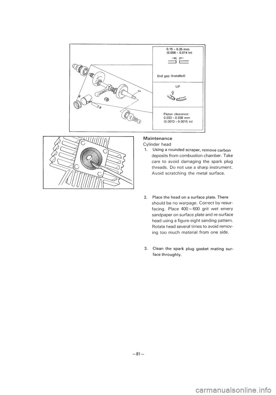 YAMAHA PW80 2003  Owners Manual *2/3=PW80-3RV-8B  01.4.16 3:43 PM  Page 36 