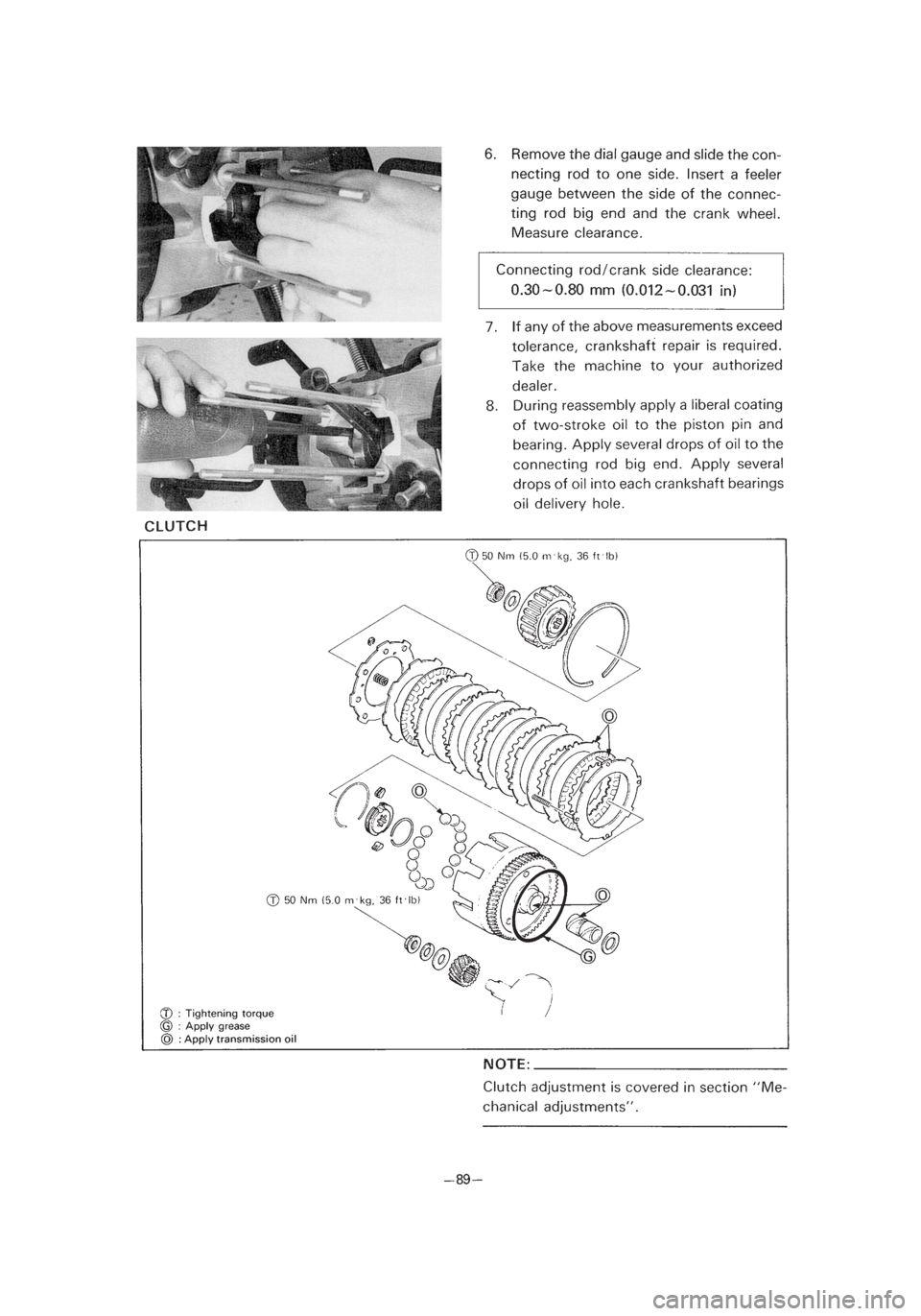 YAMAHA PW80 2003  Owners Manual *2/3=PW80-3RV-8B  01.4.16 3:46 PM  Page 44 
