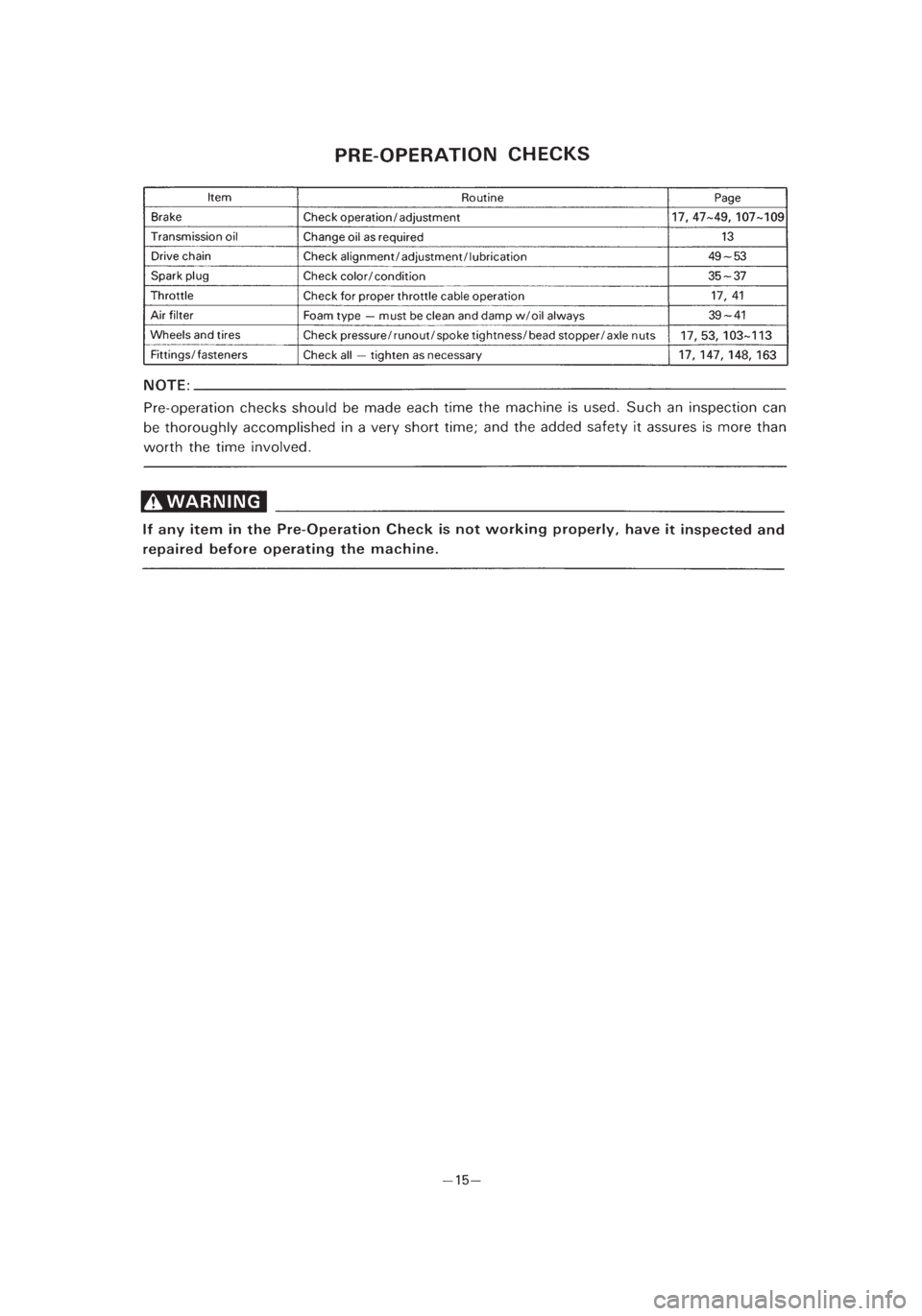 YAMAHA PW80 2003  Notices Demploi (in French) *1/3=PW80-3RV-8B  01.4.16 2:58 PM  Page 34 