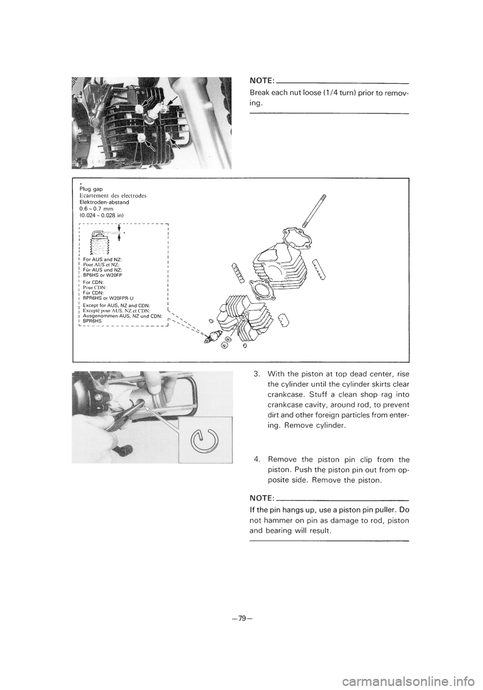 YAMAHA PW80 2003  Owners Manual *2/3=PW80-3RV-8B  01.4.16 3:43 PM  Page 34 