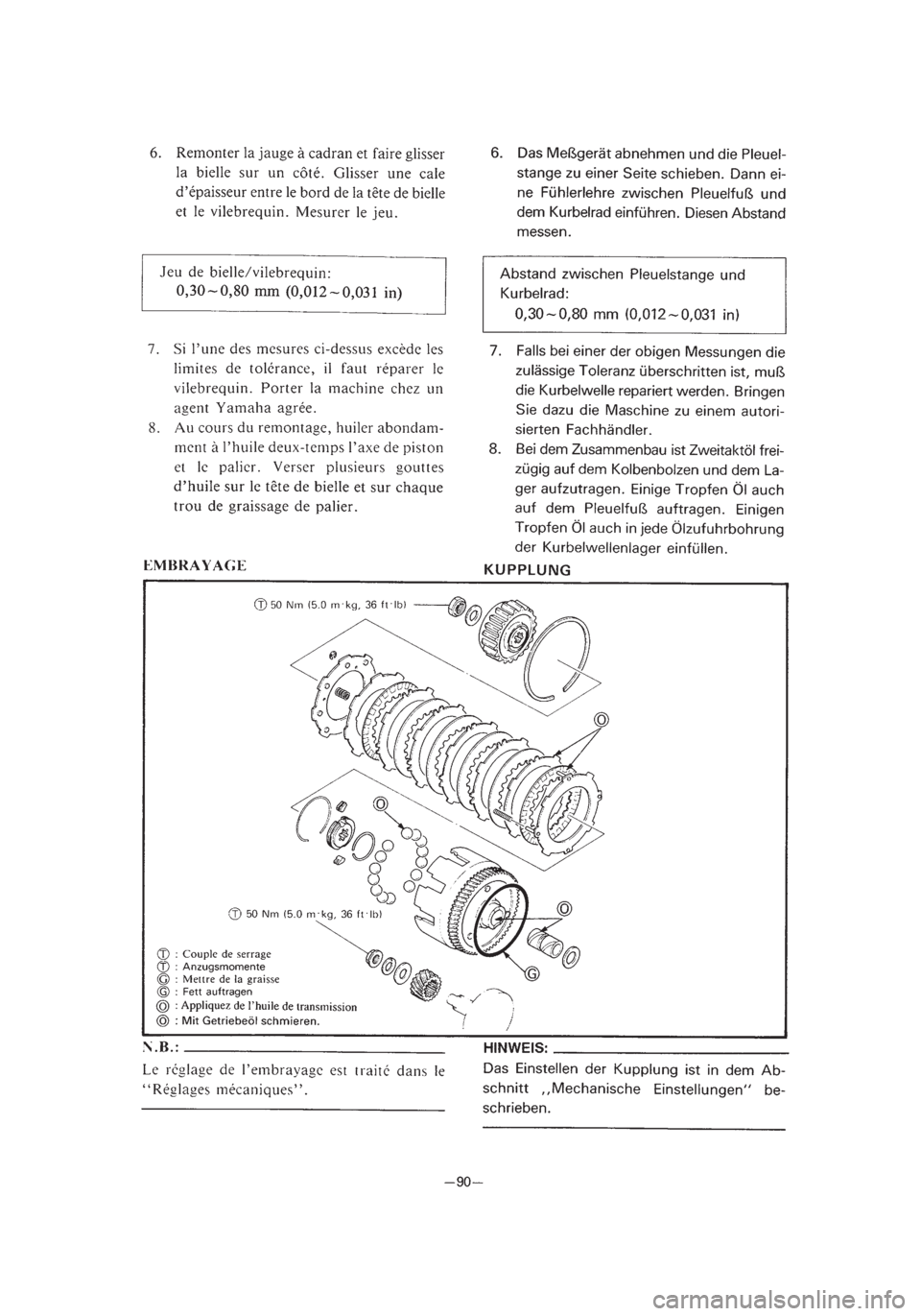 YAMAHA PW80 2002  Owners Manual *2/3=PW80-3RV-8B  01.4.16 3:47 PM  Page 45 