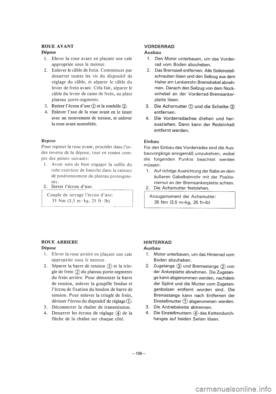 YAMAHA PW80 2002  Notices Demploi (in French) *2/3=PW80-3RV-8B  01.4.16 3:52 PM  Page 61 