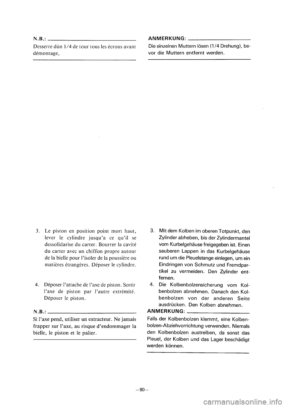 YAMAHA PW80 2001  Owners Manual 