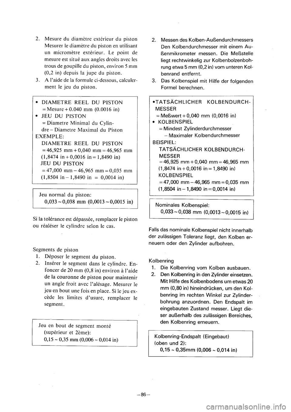 YAMAHA PW80 2001  Owners Manual 