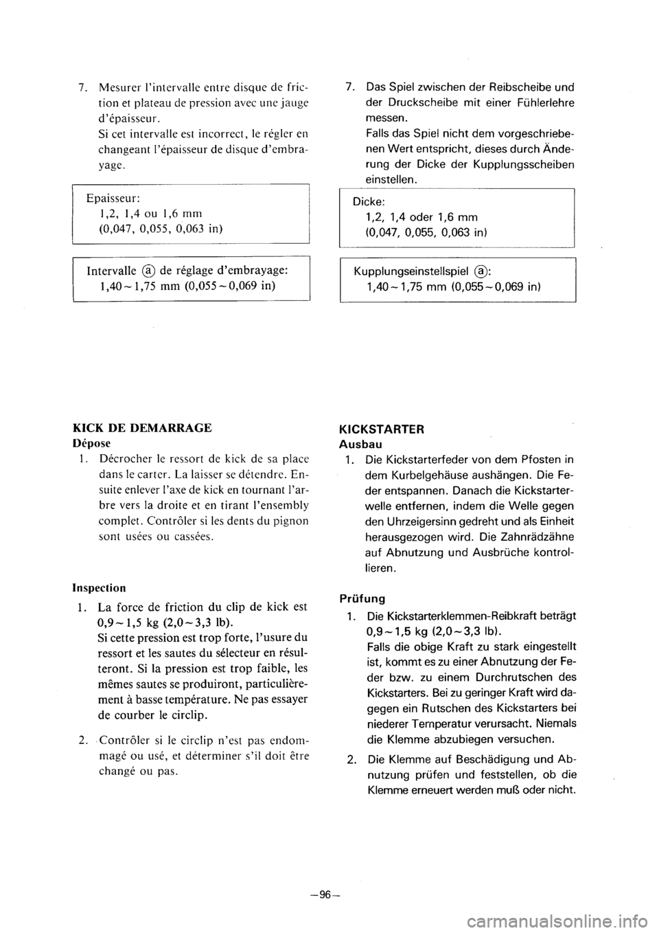 YAMAHA PW80 2001  Owners Manual 