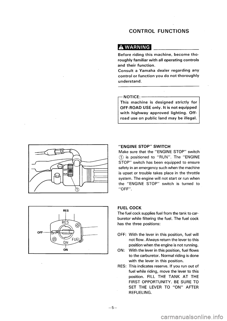 YAMAHA PW80 2001  Notices Demploi (in French) 