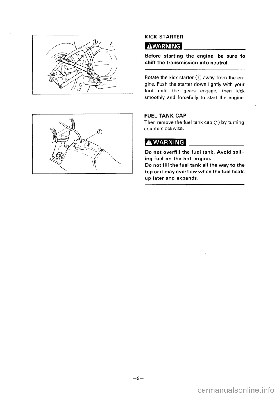 YAMAHA PW80 2001  Notices Demploi (in French) 