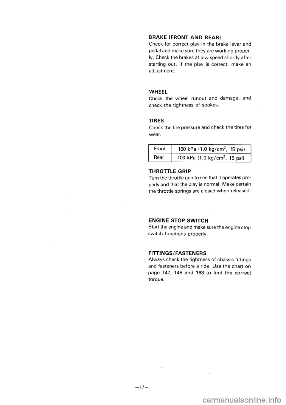 YAMAHA PW80 2001  Notices Demploi (in French) 