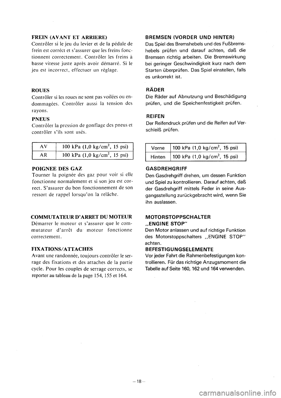 YAMAHA PW80 2001  Notices Demploi (in French) 