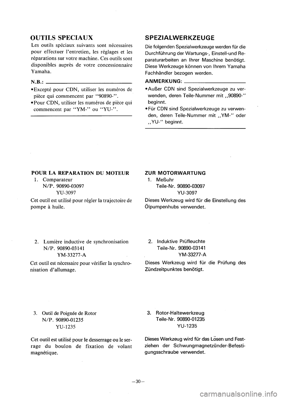 YAMAHA PW80 2001  Owners Manual 