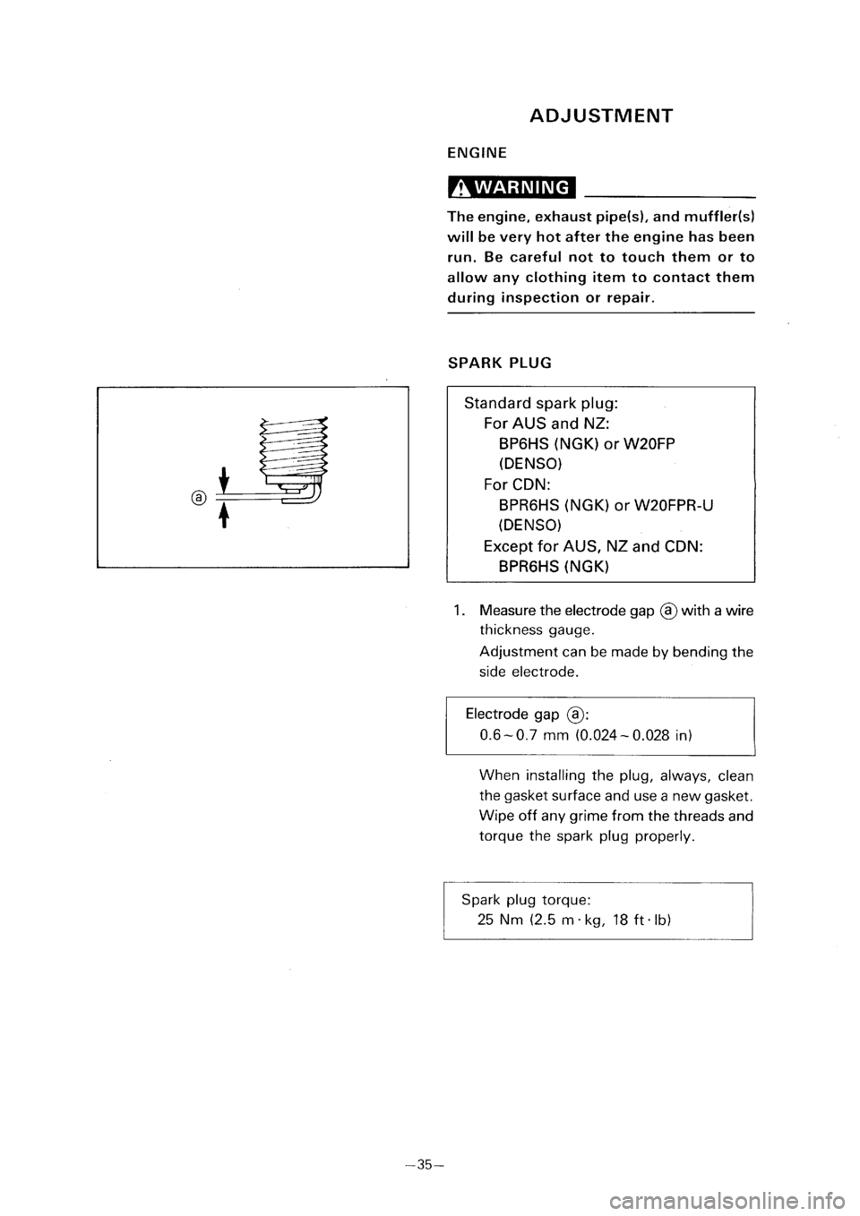 YAMAHA PW80 2001  Owners Manual 