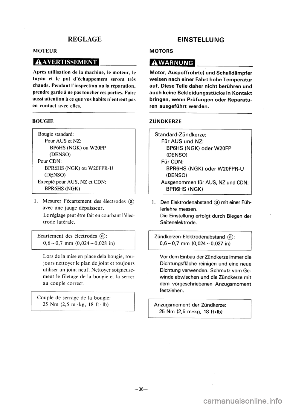 YAMAHA PW80 2001  Owners Manual 