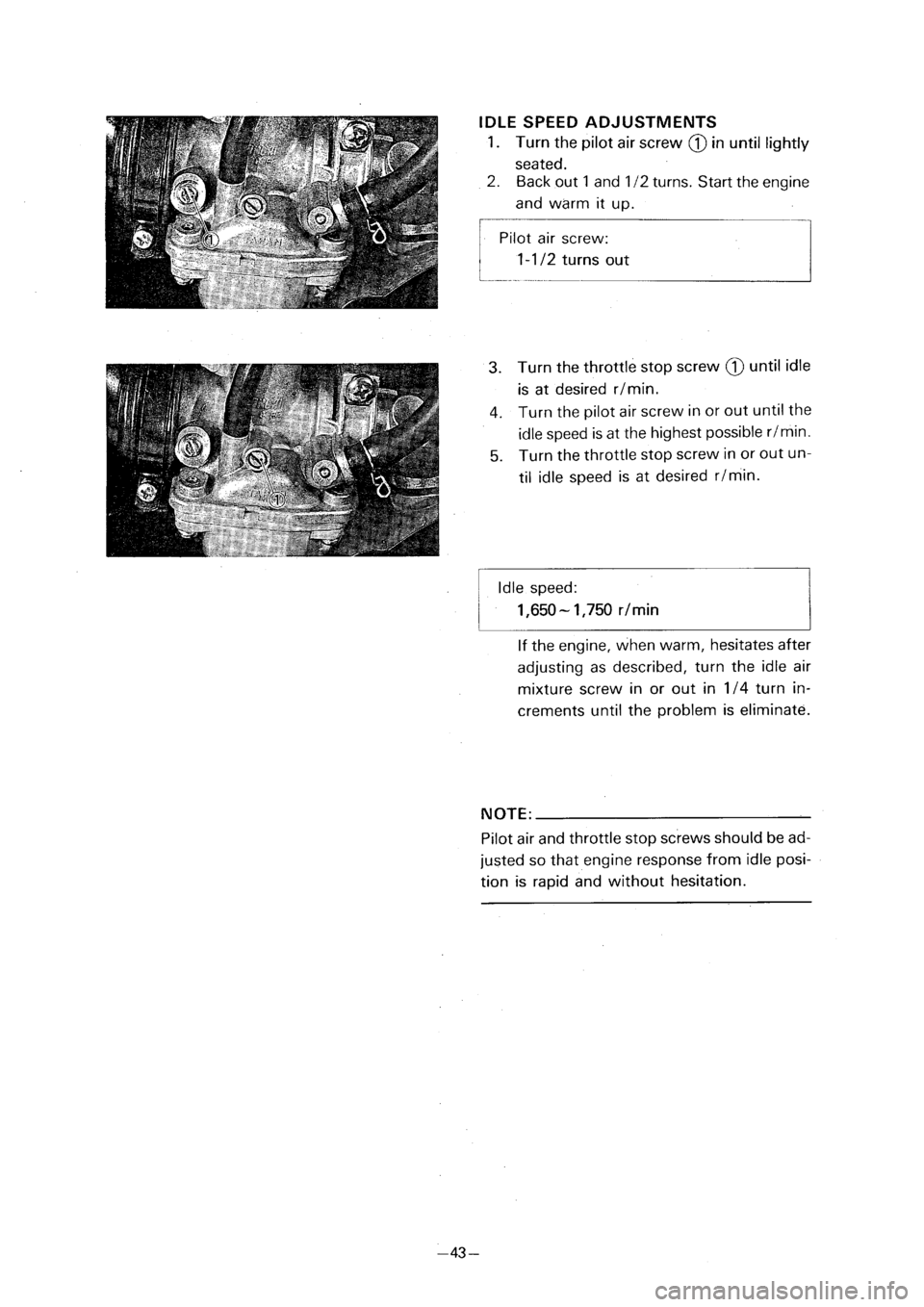 YAMAHA PW80 2001  Owners Manual 
