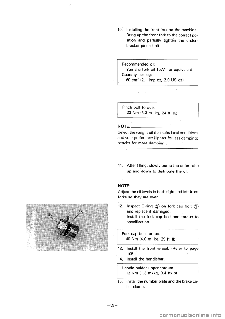 YAMAHA PW80 2001  Owners Manual 