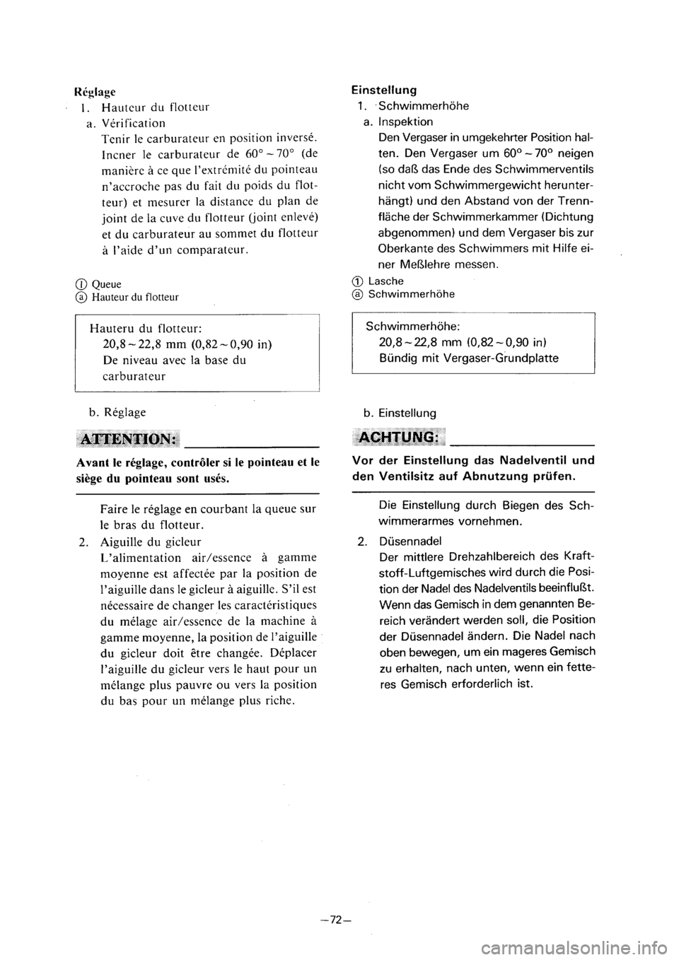 YAMAHA PW80 2001  Notices Demploi (in French) 