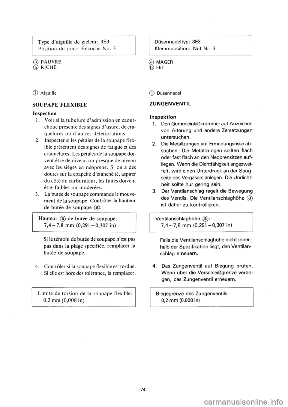 YAMAHA PW80 2001  Notices Demploi (in French) 