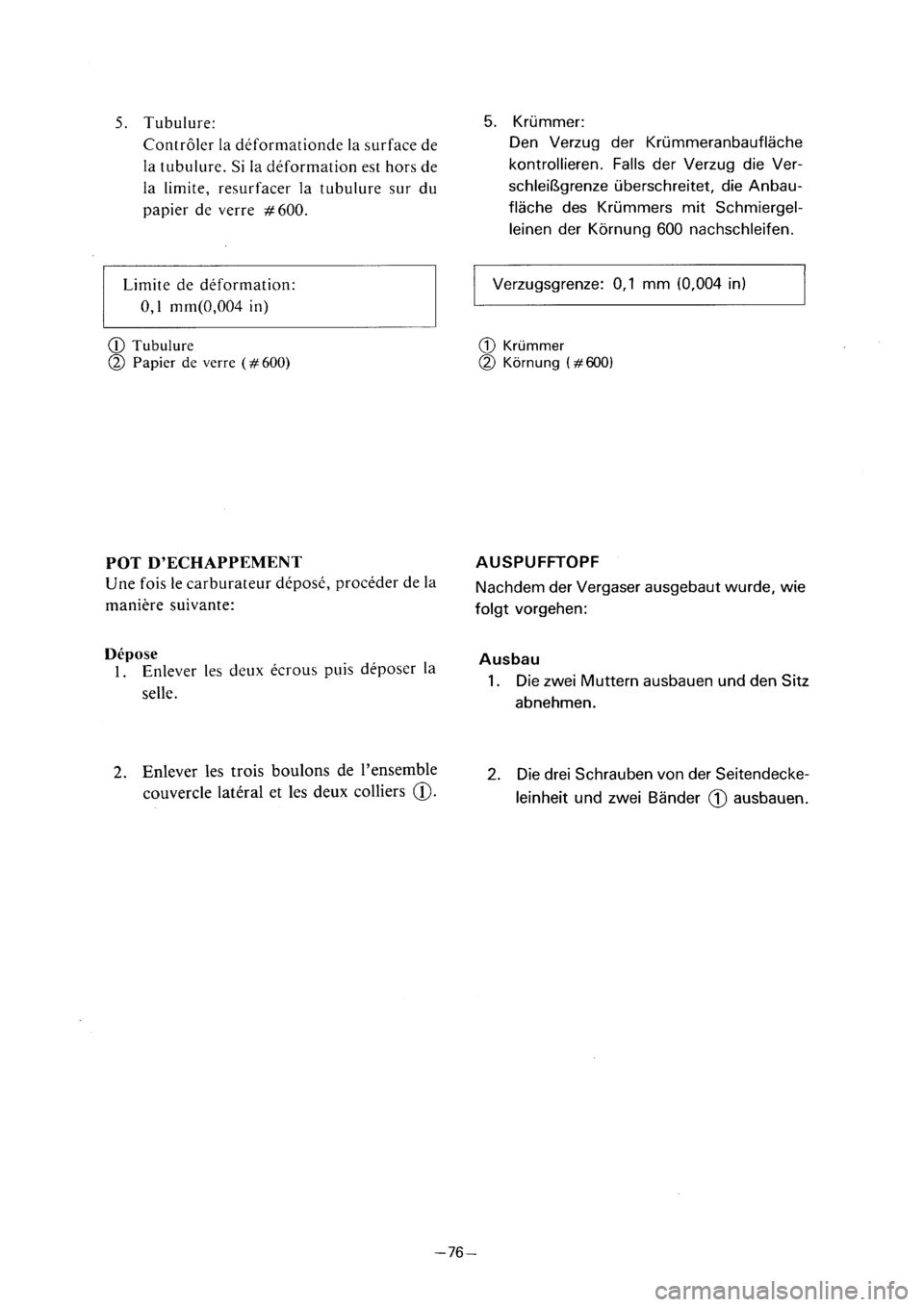 YAMAHA PW80 2001  Owners Manual 