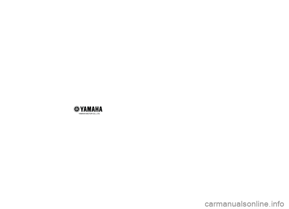 YAMAHA T105 2005  Owners Manual OWNERS
MANUAL
5AV-F8199-E1
YAMAHA MOTOR CO., LTD.
5AV-F8199-E1 hyosi  7/29/03 10:15 AM  Page 1 
