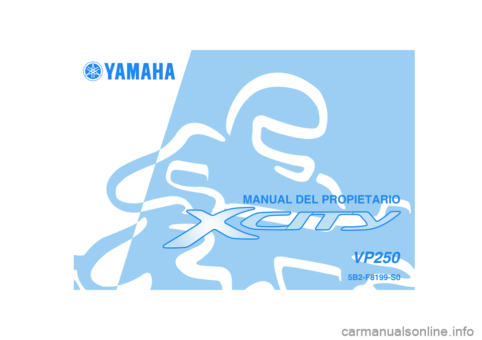YAMAHA XCITY 250 2008  Manuale de Empleo (in Spanish) 5B2-F8199-S0VP250
MANUAL DEL PROPIETARIO 