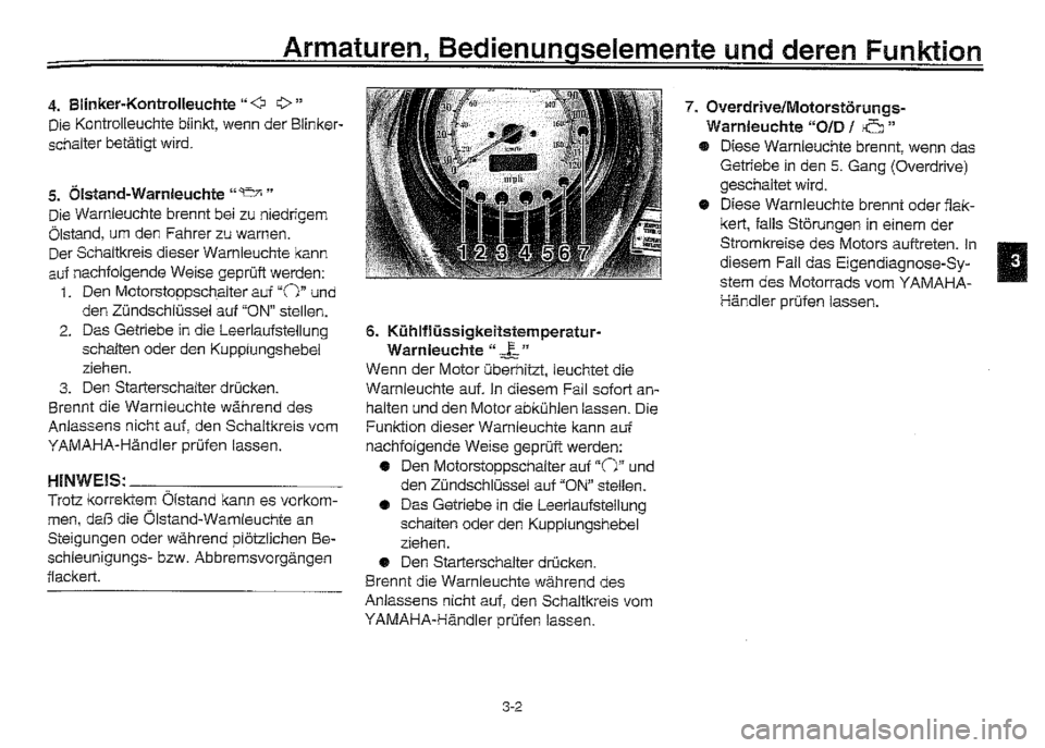 YAMAHA XVZ1300A 2000  Betriebsanleitungen (in German) 