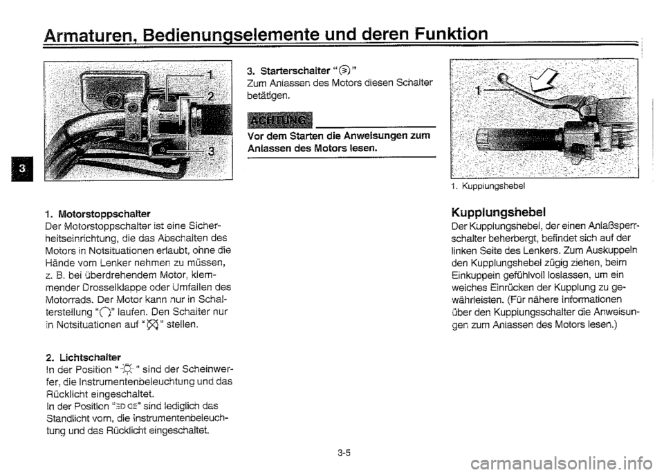 YAMAHA XVZ1300A 2000  Betriebsanleitungen (in German) 