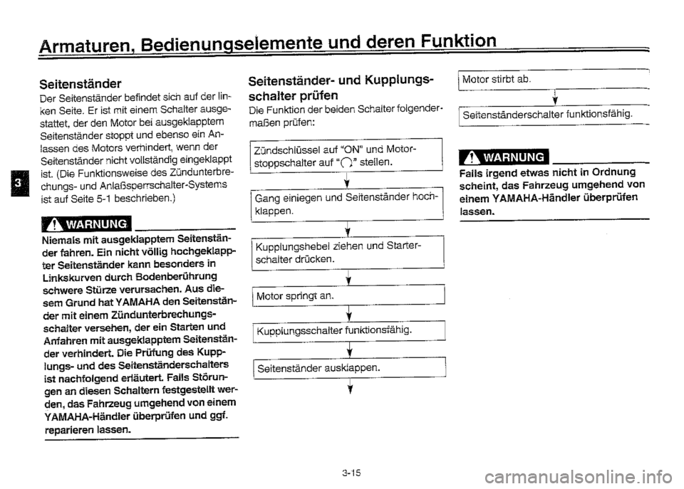 YAMAHA XVZ1300A 2000  Betriebsanleitungen (in German) 
