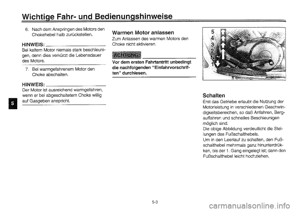 YAMAHA XVZ1300A 2000  Betriebsanleitungen (in German) 