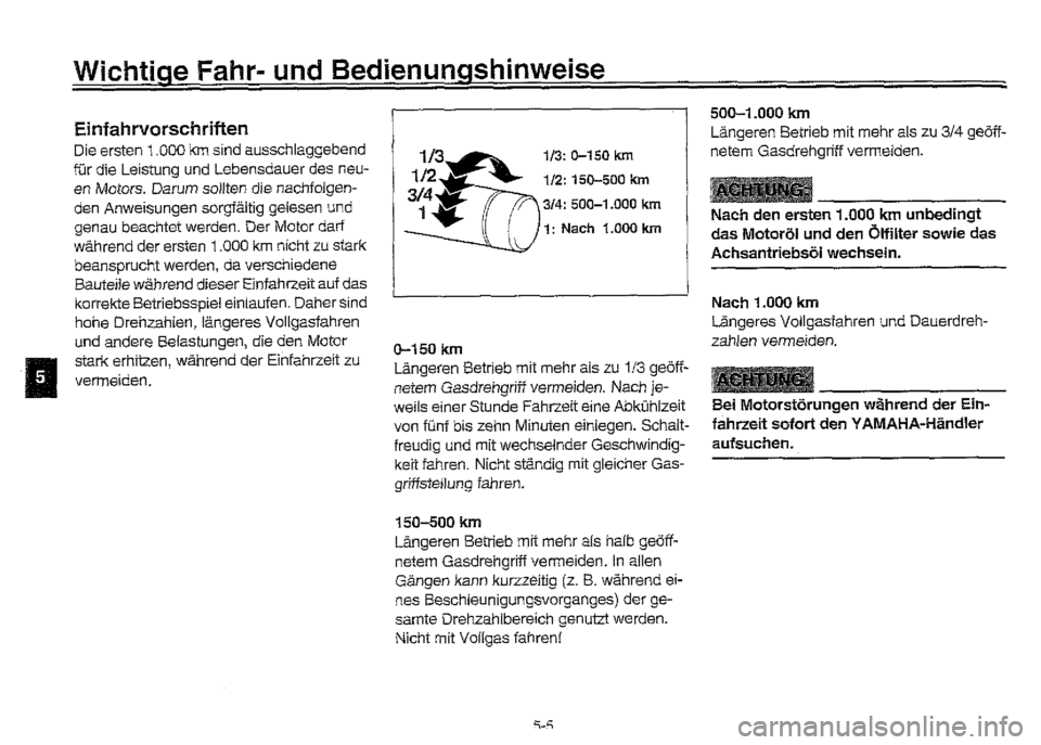 YAMAHA XVZ1300A 2000  Betriebsanleitungen (in German) 
