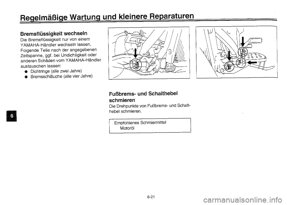 YAMAHA XVZ1300A 2000  Betriebsanleitungen (in German) 