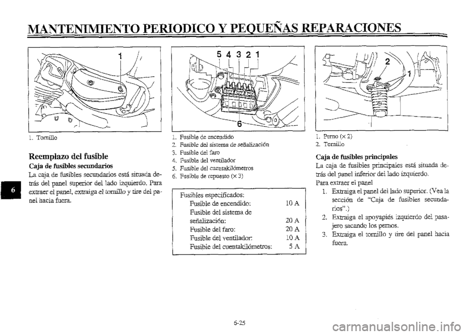 YAMAHA XVZ1300A 2000  Manuale de Empleo (in Spanish) 