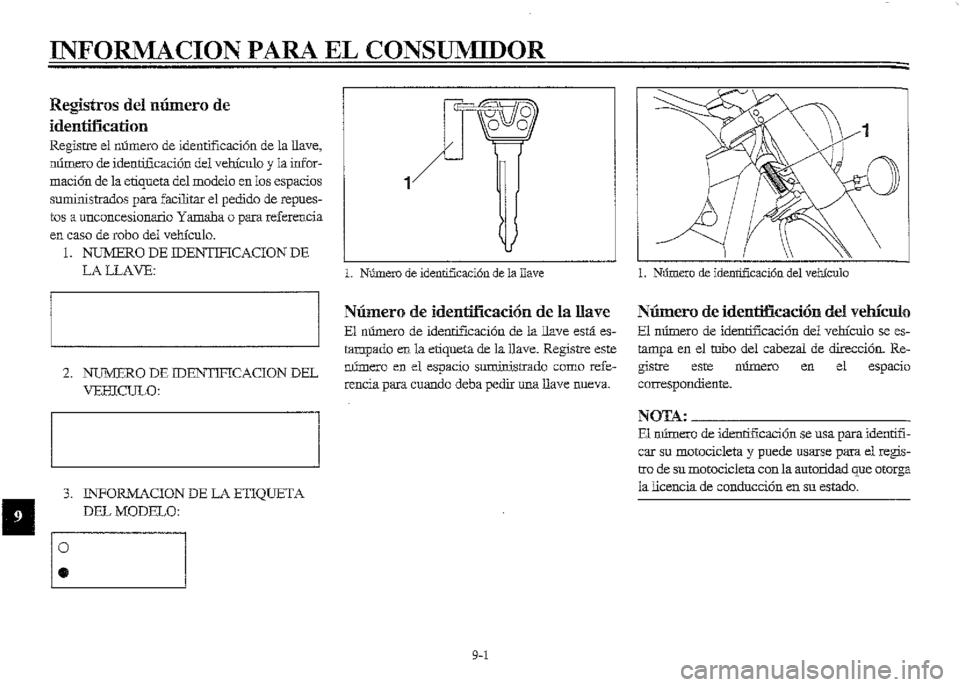 YAMAHA XVZ1300A 2000  Manuale de Empleo (in Spanish) 