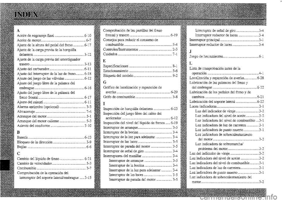 YAMAHA XVZ1300A 2000  Manuale de Empleo (in Spanish) 