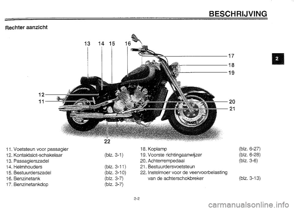 YAMAHA XVZ1300A 2000  Instructieboekje (in Dutch) 